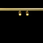 ART-MAG15-TUBE32-TWIN LED Светильник поворотный для магнитного шинопровода   -  Трековые светильники 